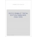 EDITIO PRIMA ET TERTIA. EDITION FRANCAISE. (1865-1893).