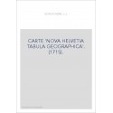 CARTE 'NOVA HELVETIA TABULA GEOGRAPHICA'. (1715).