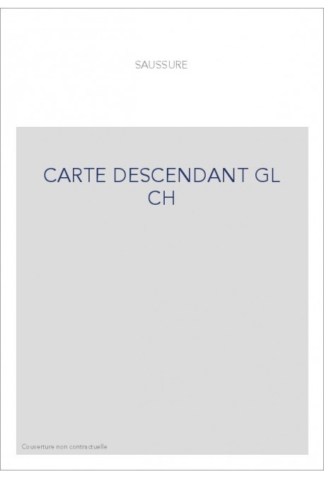 CARTE DESCENDANT GL CH