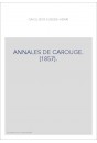 ANNALES DE CAROUGE. (1857).