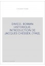 DIVICO. ROMAN HISTORIQUE. INTRODUCTION DE JACQUES CHESSEX. (1942).