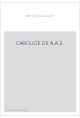 CAROUGE DE A A Z.