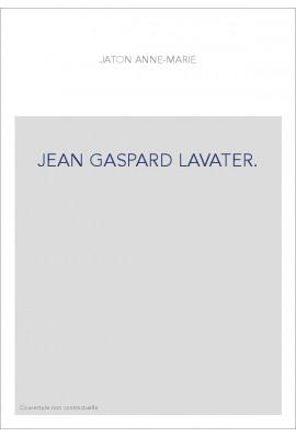 JEAN GASPARD LAVATER.