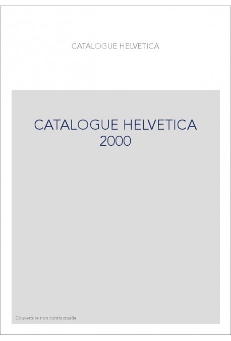 CATALOGUE HELVETICA 2000
