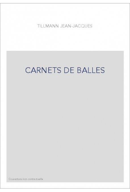 CARNETS DE BALLES