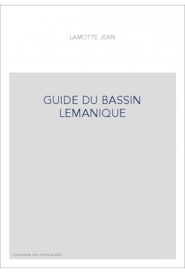 GUIDE DU BASSIN LEMANIQUE