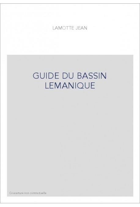 GUIDE DU BASSIN LEMANIQUE