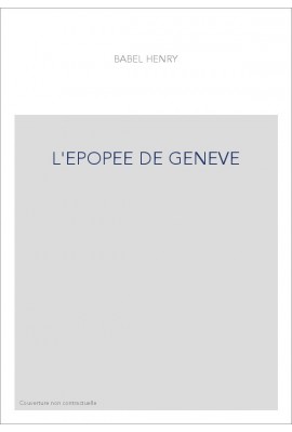 L'EPOPEE DE GENEVE