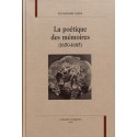 LA POETIQUE DES MEMOIRES (1650-1685).