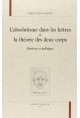 L'ABSOLUTISME DANS LES LETTRES ET LA THEORIE DES DEUX CORPS