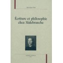 ECRITURE ET PHILOSOPHIE CHEZ MALEBRANCHE