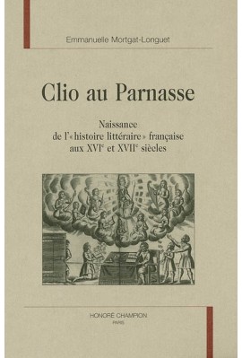 CLIO AU PARNASSE. NAISSANCE DE L'"HISTOIRE LITTERAIRE" FRANCAISE AUX XVIE ET XVIIE SIECLES