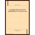 LA FREQUENCE ET SON EXPRESSION EN FRANCAIS