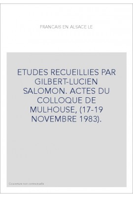 LE FRANCAIS EN ALSACE.