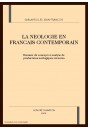 LA NEOLOGIE EN FRANCAIS CONTEMPORAIN