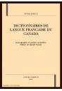 DICTIONNAIRES DE LANGUE FRANCAISE DU CANADA