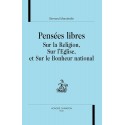 PENSÉES LIBRES
