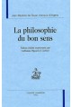 LA PHILOSOPHIE DU BON SENS