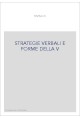 STRATEGIE VERBALI E FORME DELLA V