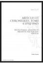 OEUVRES COMPLETES XIV. ARTICLES ET CHRONIQUES. TOME IV. 1932-1947