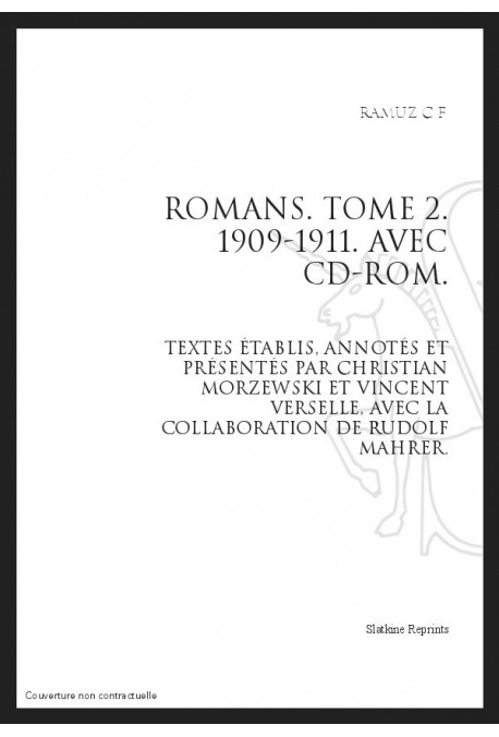 OEUVRES COMPLETES XX. ROMANS. TOME 2. 1909-1911