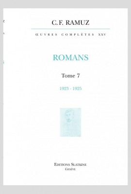 ROMANS TOME 7 (1923 - 1925)