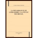 LA RENAISSANCE DE L'IDEALISME A LA FIN DU XIX SIECLE.