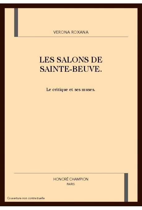 LES SALONS DE SAINTE-BEUVE.