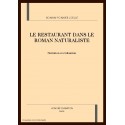 LE RESTAURANT DANS LE ROMAN NATURALISTE