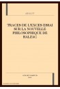 TRACES DE L'EXCES ESSAI SUR LA NOUVELLE PHILOSOPHIQUE DE BALZAC