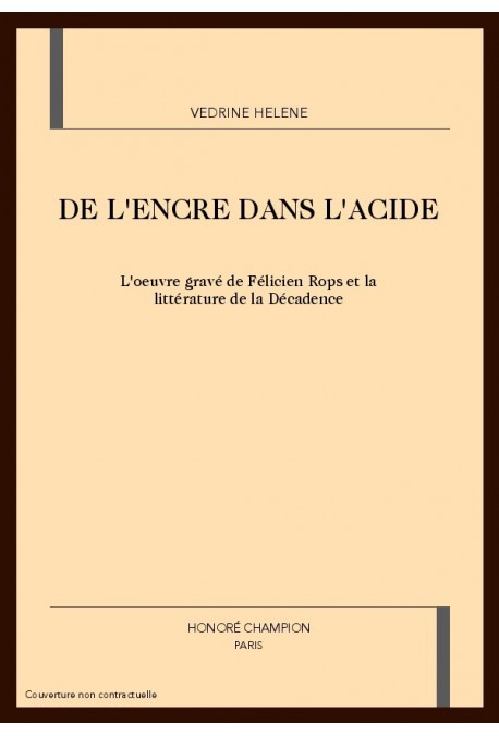 DE L'ENCRE DANS L'ACIDE