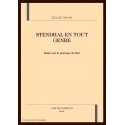 STENDHAL EN TOUT GENRE