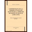 L'ESTHETIQUE DE LA DERISION DANS LES ROMANS DE LA PERIODE REALISTE EN FRANCE (1850-1870)