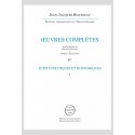 ÉCRITS POLITIQUES ET ÉCONOMIQUES VOL 1