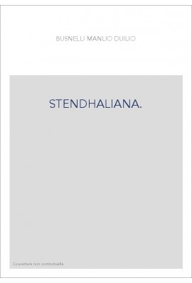 STENDHALIANA.