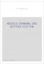 RECEUIL GENERAL DES SOTTIES T3 ET FIN