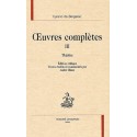 OEUVRES COMPLETES TOME III. THEATRE.