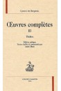 OEUVRES COMPLETES TOME III. THEATRE.