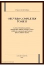 OEUVRES COMPLETES TOME II. LETTRES, ENTRETIENS POINTUS, MAZARINADES.