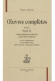 OEUVRES COMPLETES TOME II POESIE I