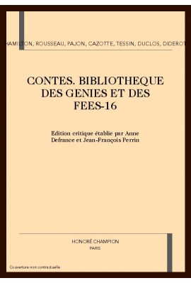 CONTES. BIBLIOTHEQUE DES GENIES ET DES FEES - 16