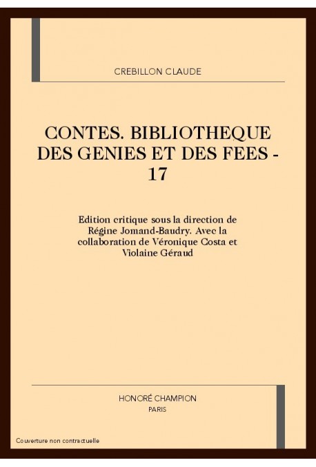 CONTES. BIBLIOTHEQUE DES GENIES ET DES FEES - 17