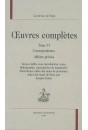 OEUVRES COMPLÈTES. TOME VI. CORRESPONDANCE. AFFAIRES PRIVÉES