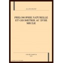 PHILOSOPHIE NATURELLE ET GEOMETRIE AU XVIIE SIECLE