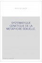 SYSTEMATIQUE GENETIQUE DE LA METAPHORE SEXUELLE.
