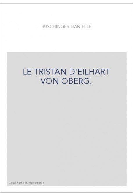 LE TRISTAN D'EILHART VON OBERG.