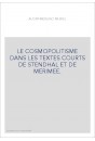 LE COSMOPOLITISME DANS LES TEXTES COURTS DE STENDHAL ET DE MERIMEE.