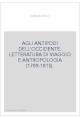AGLI ANTIPODI DELL'OCCIDENTE. LETTERATURA DI VIAGGIO E ANTROPOLOGIA (1789-1815).
