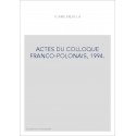LA FORME BREVE. ACTES DU COLLOQUE FRANCO-POLONAIS, 1994.