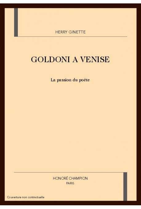 GOLDONI A VENISE